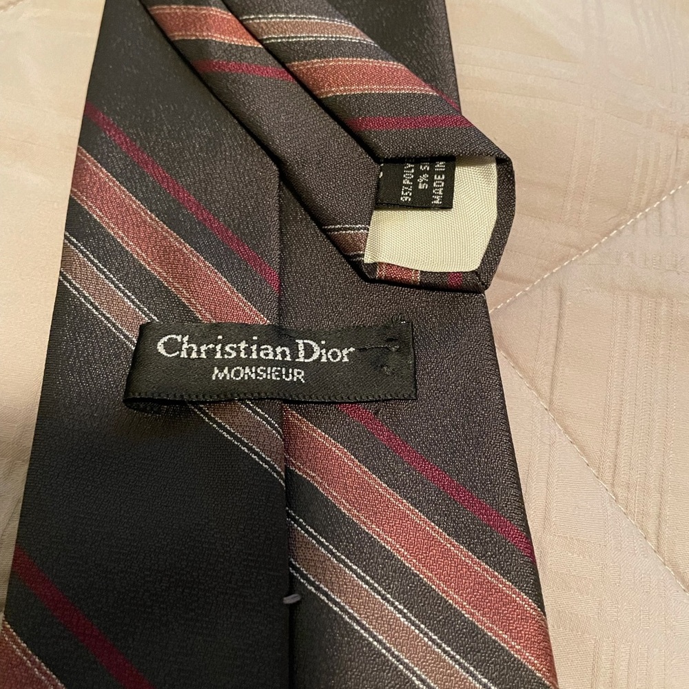 3 Men’s Christian Dior Silk Ties - Picture 3 of 6